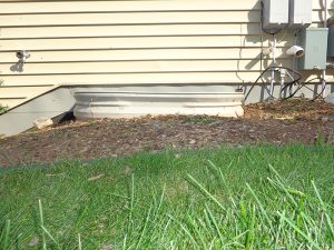 Before Metal Egress Window Well Cover